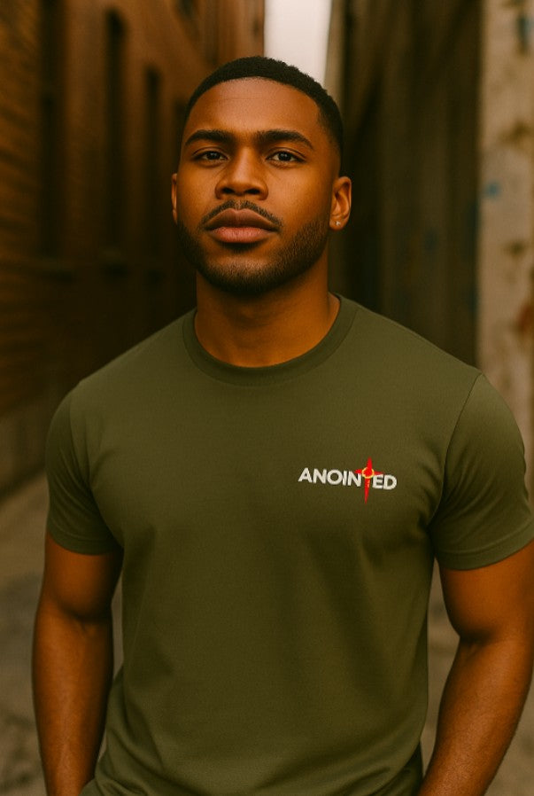 Anointed White LOGO Premium Tee