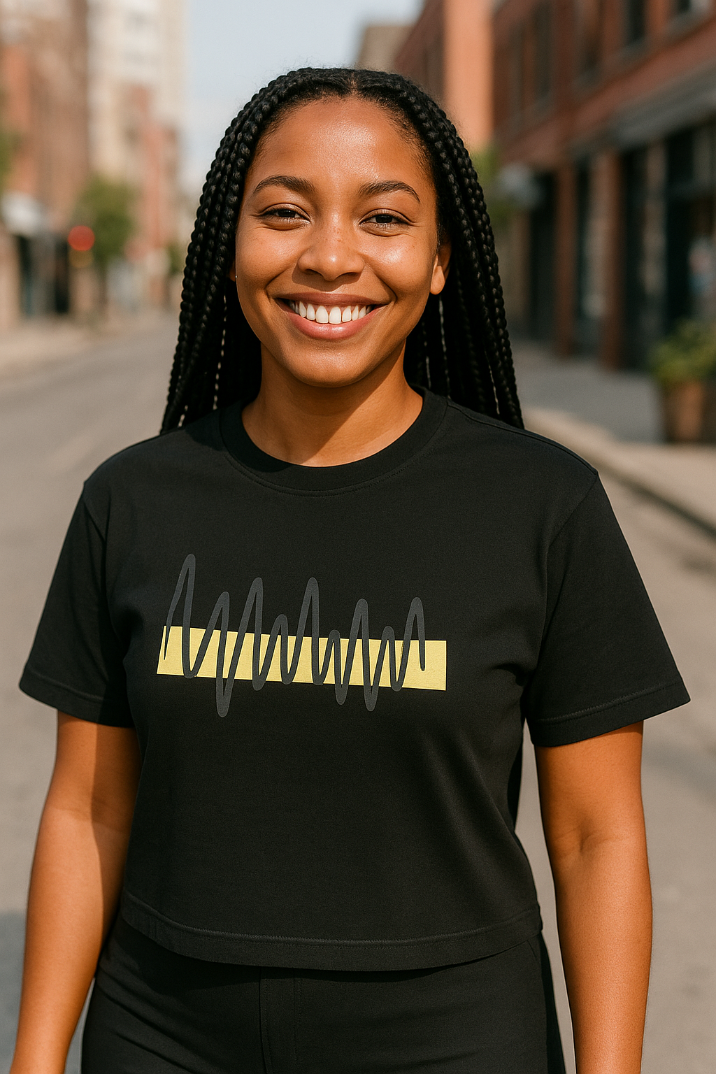 Joyful Noise Womens boxy tee