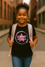 Pink Ultimate Creation Girls Tee