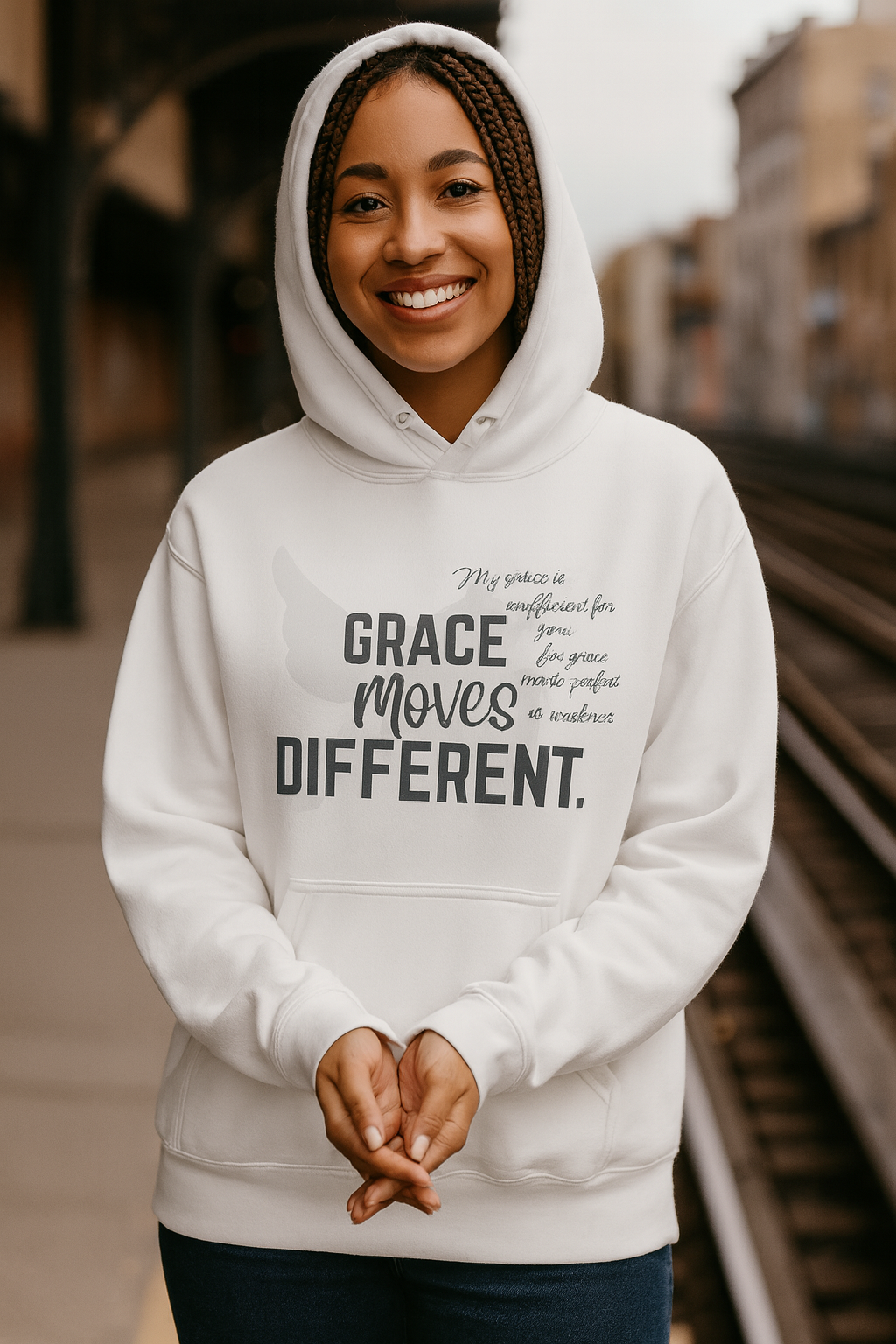 Grace Moves Different Hoodie