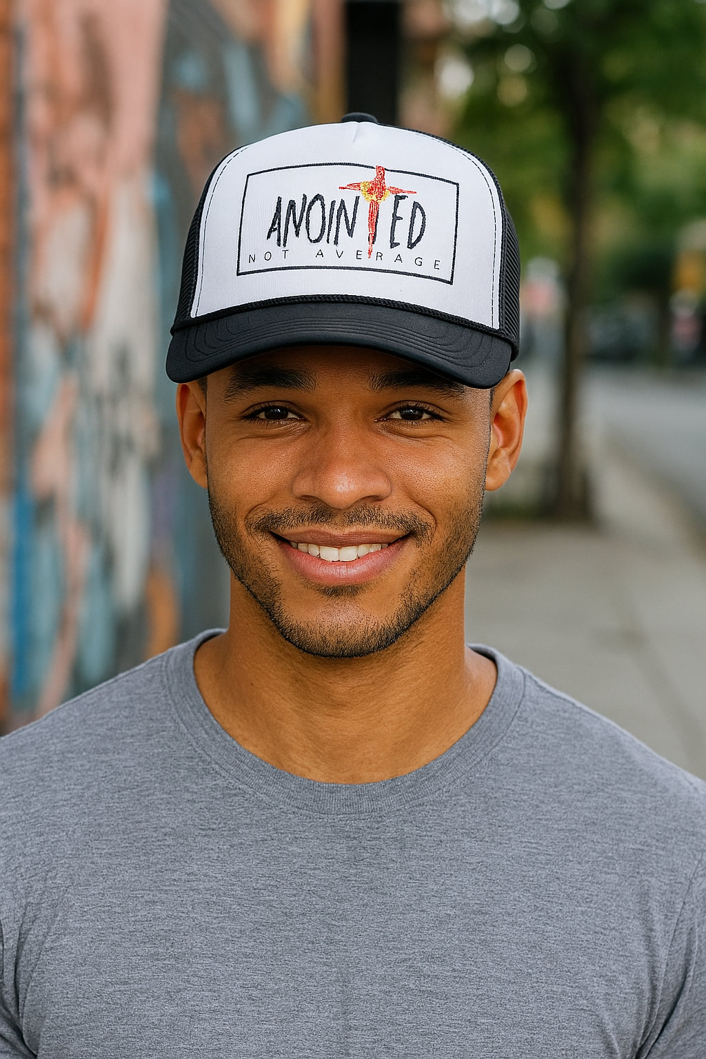 Anointed Not Average LOGO Trucker Cap