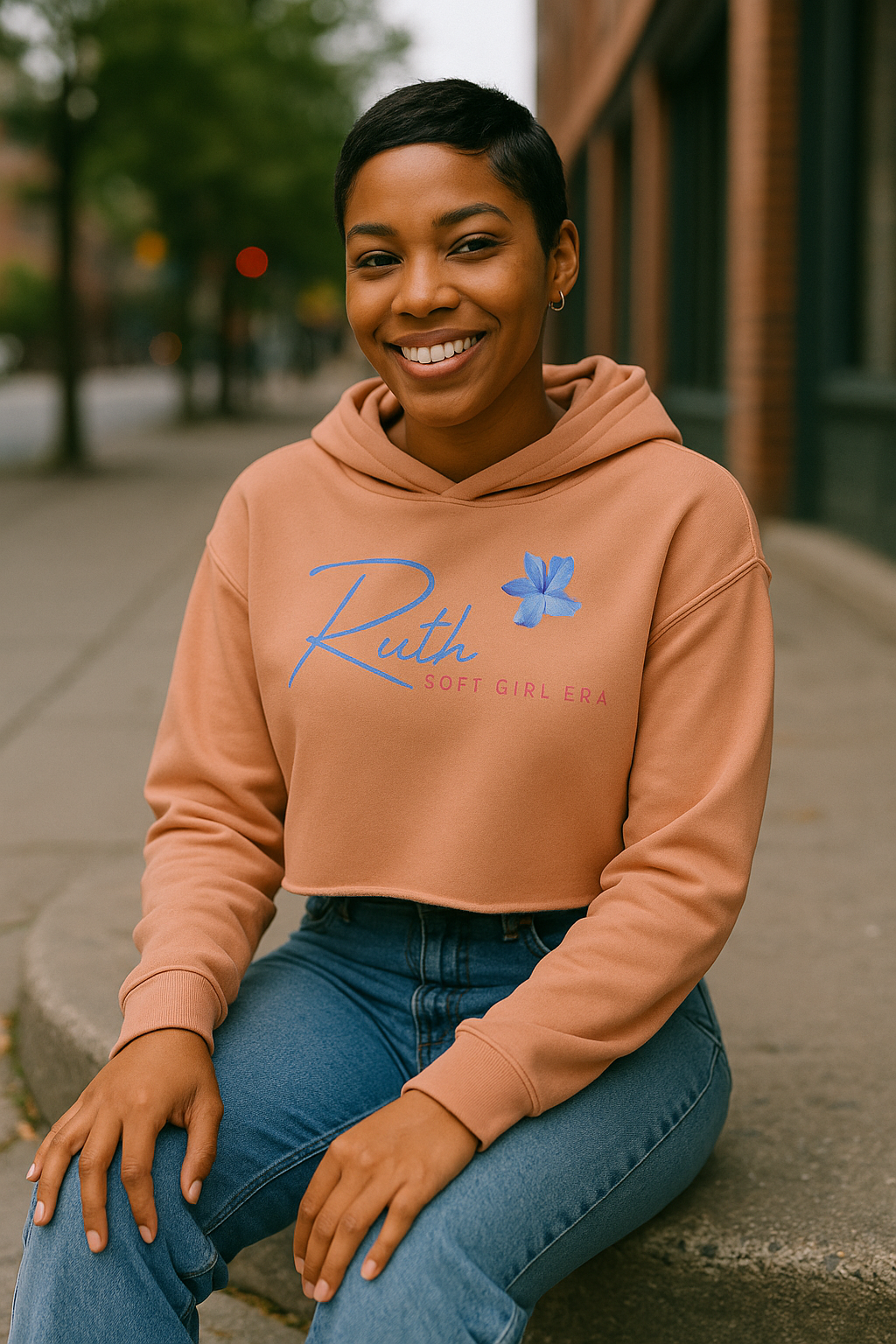 Soft Girl Era Cropped Hoodie