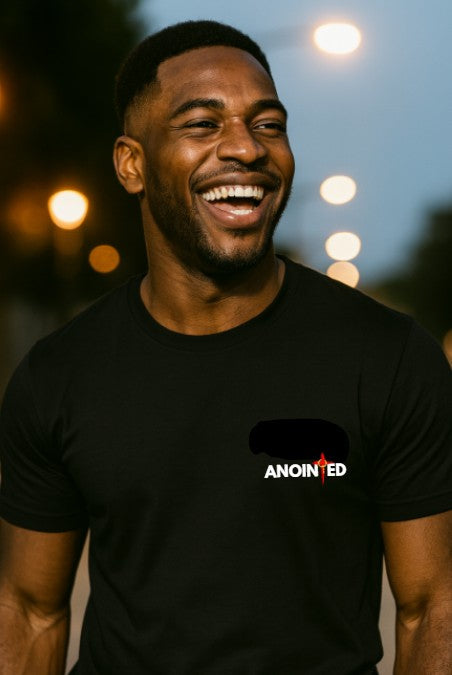 AnA Top Premium White Logo Tee