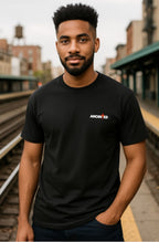 AnA Top Premium White Logo Tee