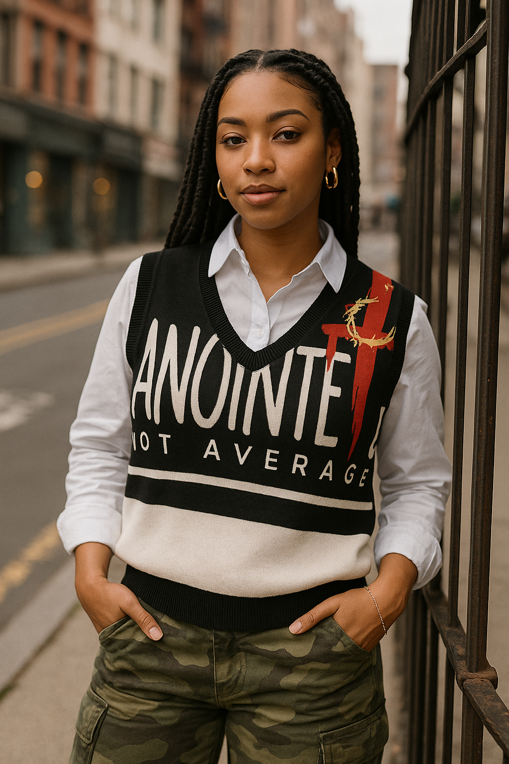 ANA Knit V-neck Vest