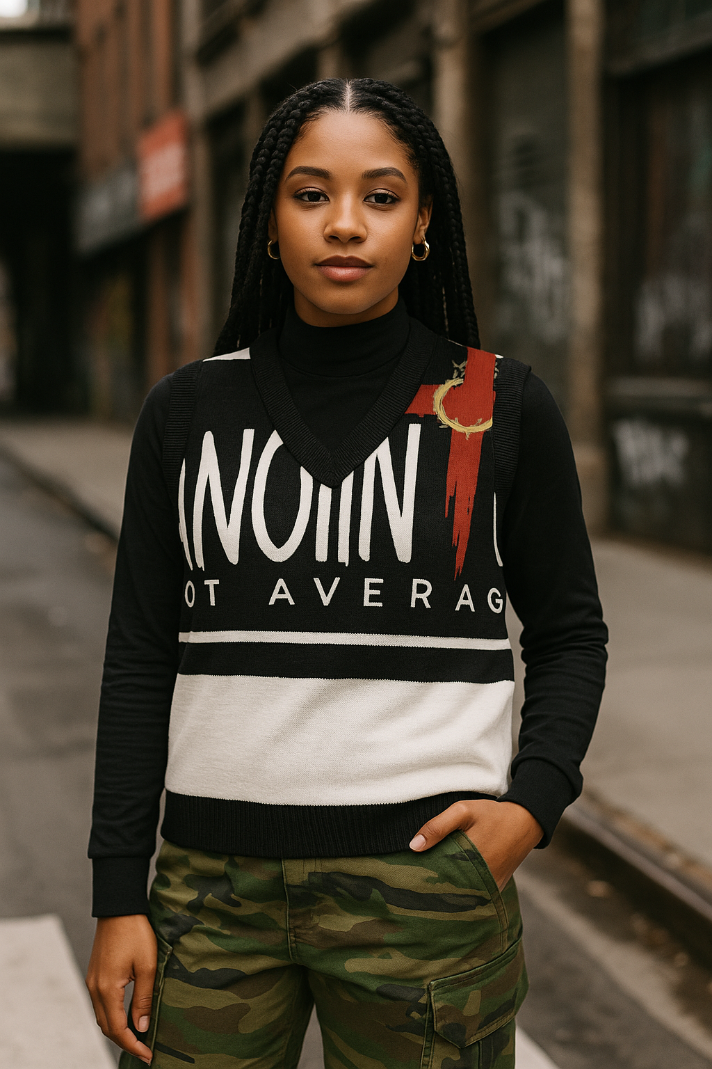 ANA Knit V-neck Vest