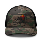Anointed Not Average Black LOGO Trucker CAMO