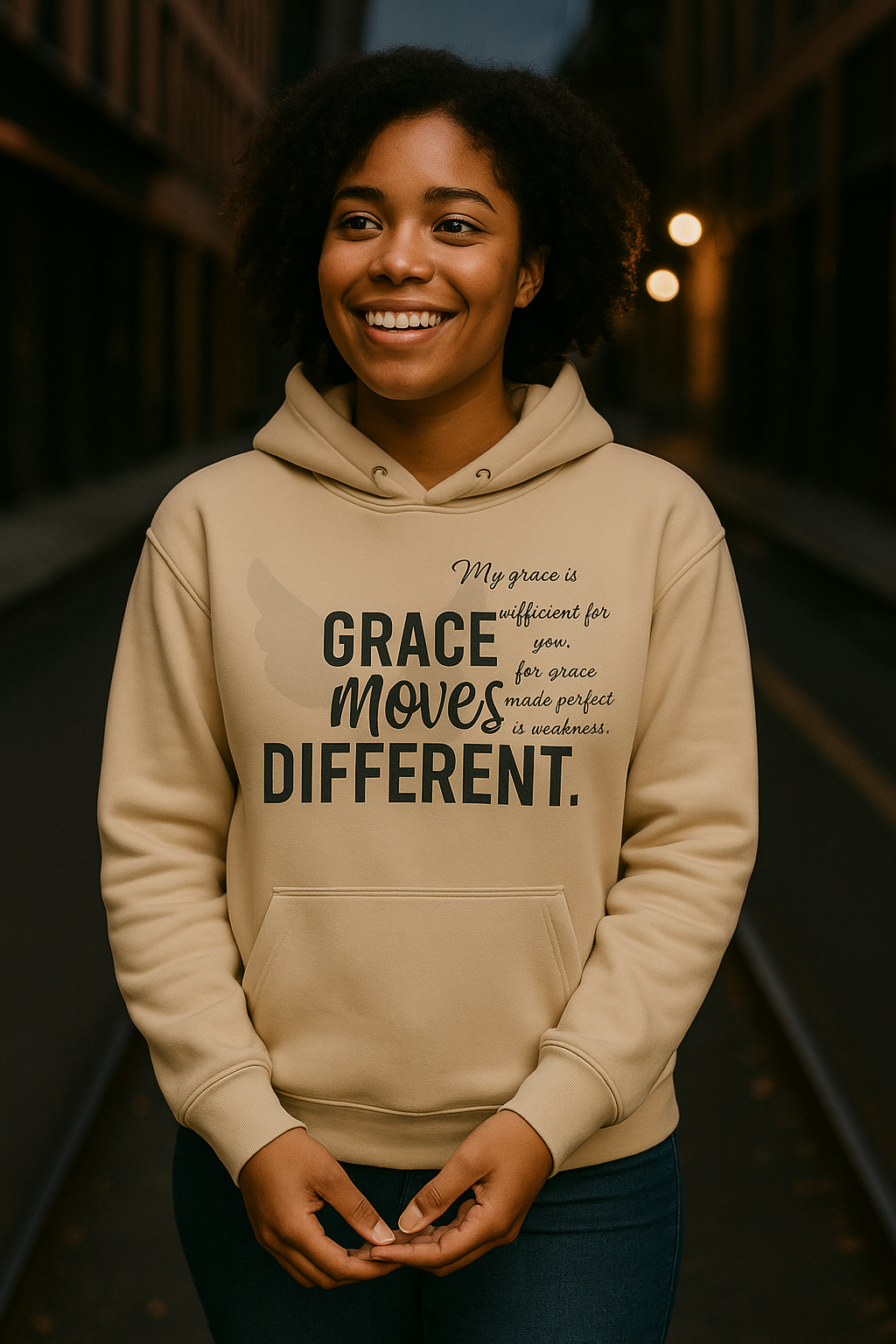 Grace Moves Different Hoodie
