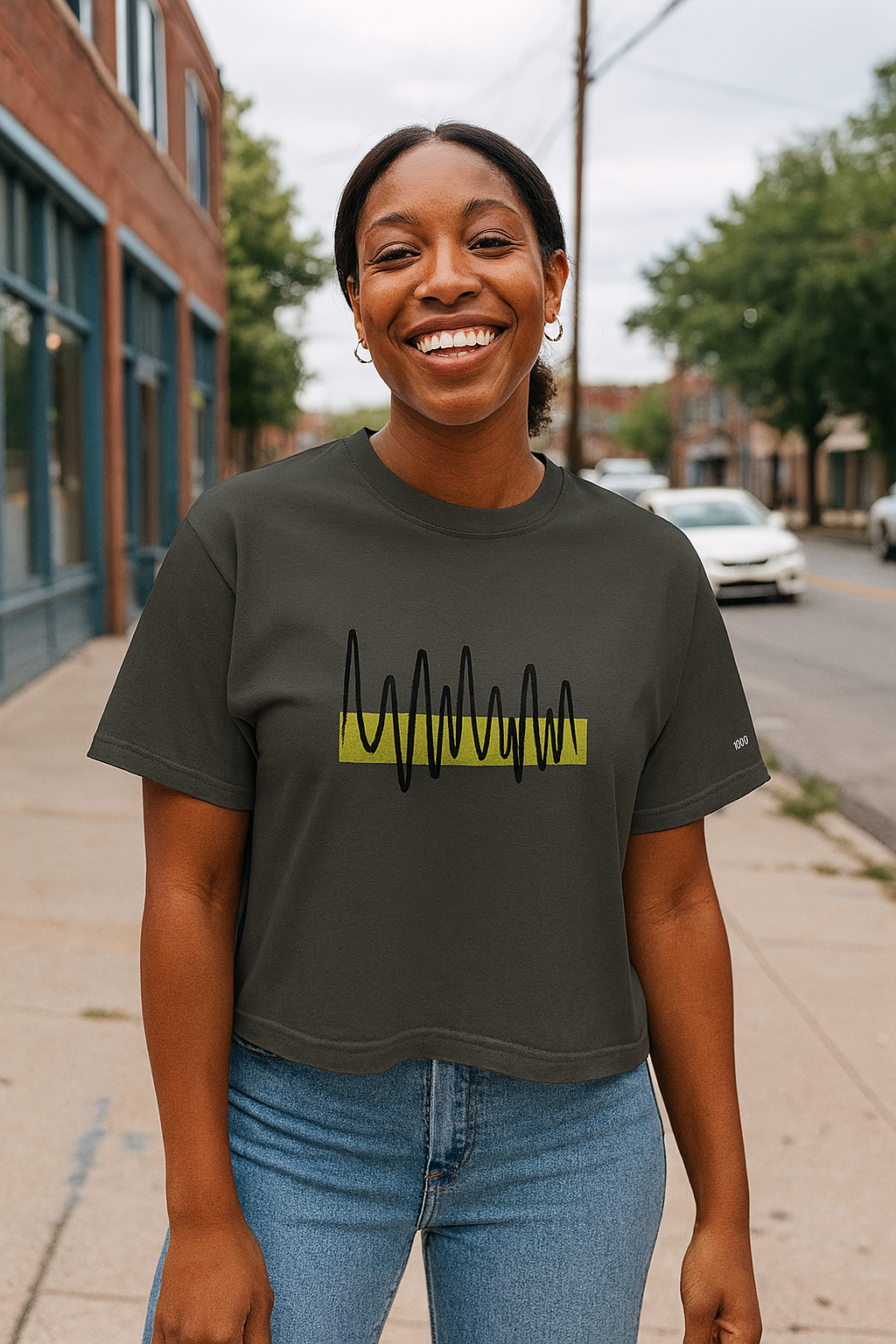 Joyful Noise Womens boxy tee