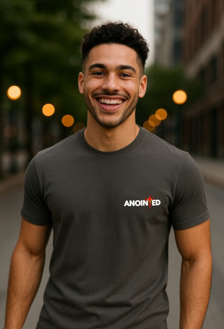AnA Top Premium White Logo Tee