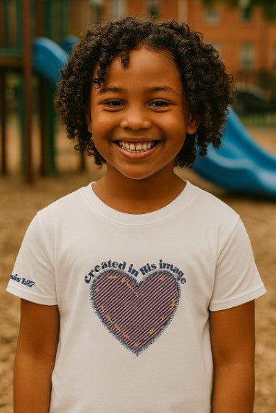 Created In His image Big Girls Tee